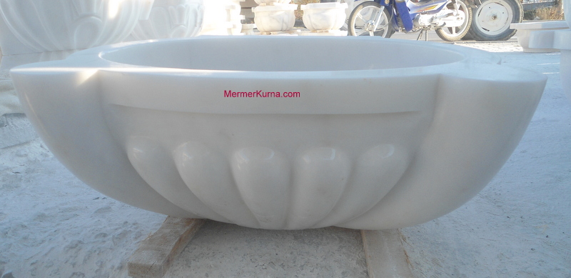 Oval Mermer Kurna